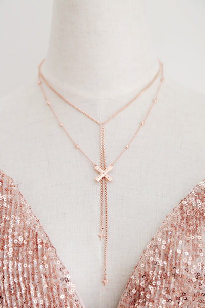 MINC COLLECTIONS Southern Star Necklace Rose Gold