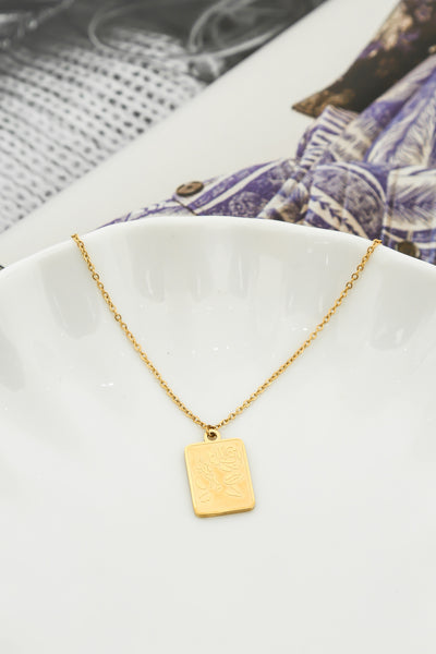 Be All Roses Necklace Gold