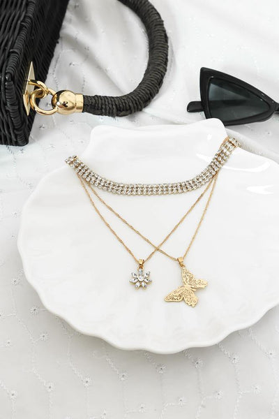 Become A Butterfly Necklace Gold | Hello Molly USA