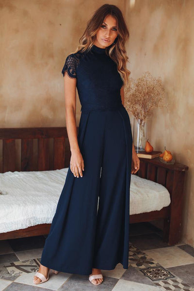 Better Than Before Jumpsuit Navy | Hello Molly USA