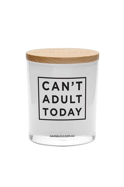 DAMSELFLY COLLECTIVE Can't Adult Today Candle | Hello Molly USA