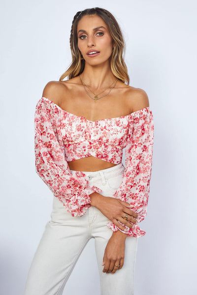 More For Me Crop Top Pink | Hello Molly USA