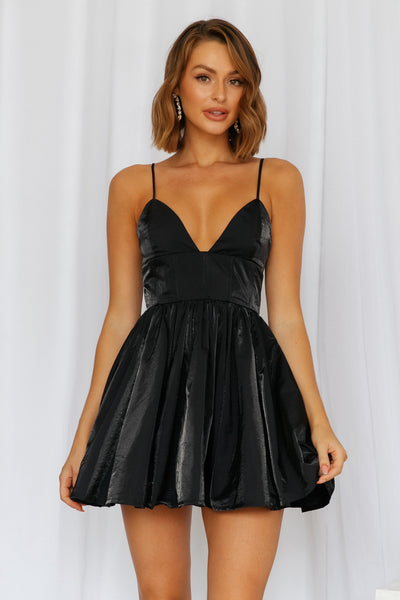 RUNAWAY Astrid Mini Dress Black