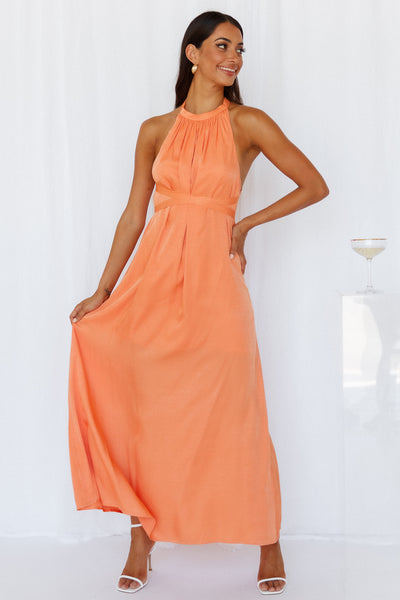 Embrace It Maxi Dress Orange