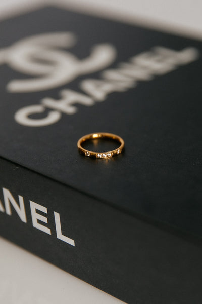 18K Gold Plated Gleam In The Limelight Ring