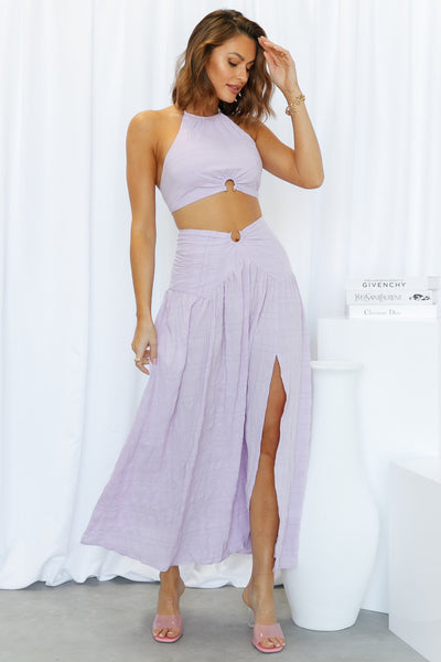 Sunlight Moments Maxi Skirt Purple