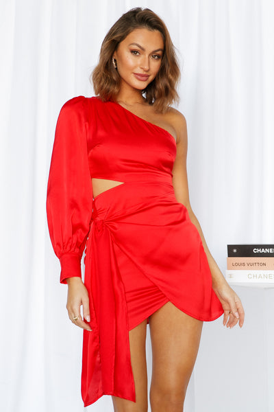 Fab Choices Dress Red