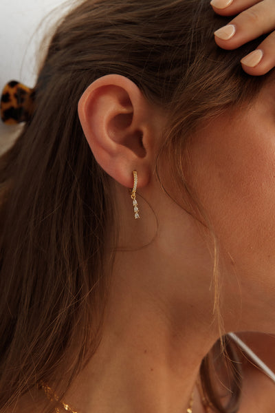 18K Gold Plated Fall Into Me Earrings