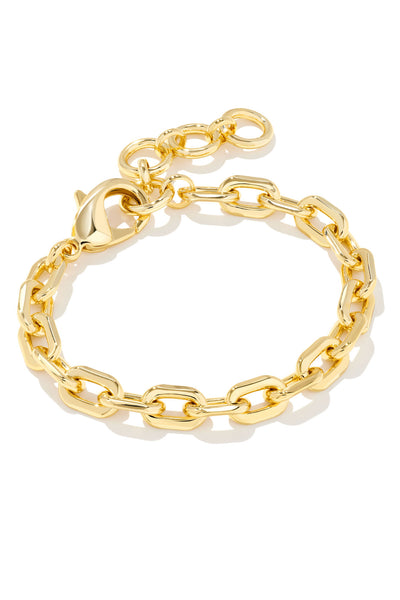 KENDRA SCOTT Korinne Chain Bracelet Gold Metal