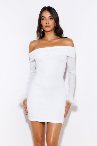 Need Main Style Mini Dress White