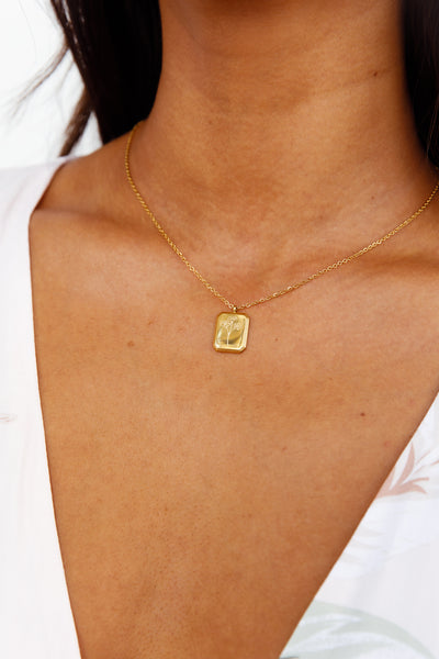 18K Gold Plated Sweet Dandelion Necklace