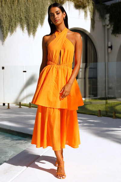 Cynthia Maxi Dress Orange