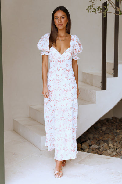 By The Coastline Maxi Dress Floral