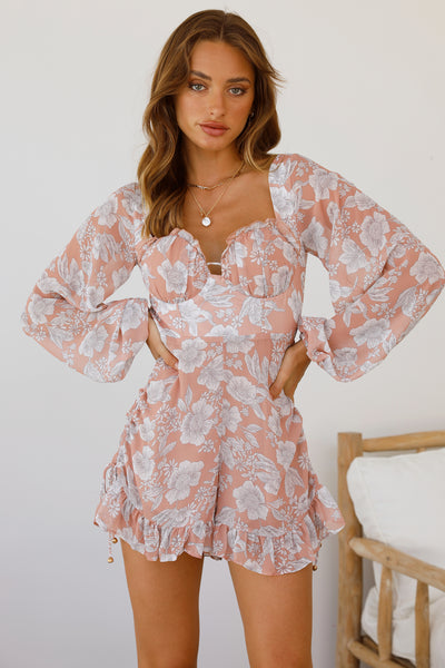 Be With You Romper Pink
