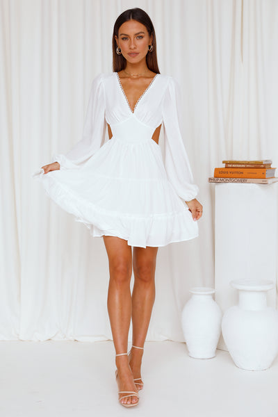 Simple Yes Dress White