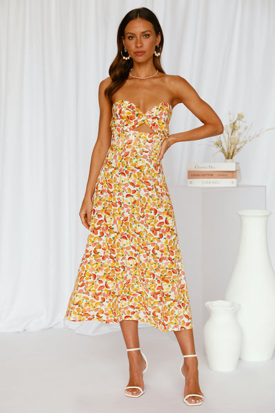 High Note Midi Dress Floral