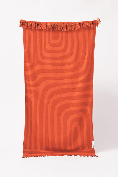 SUNNYLIFE Luxe Towel Terracotta