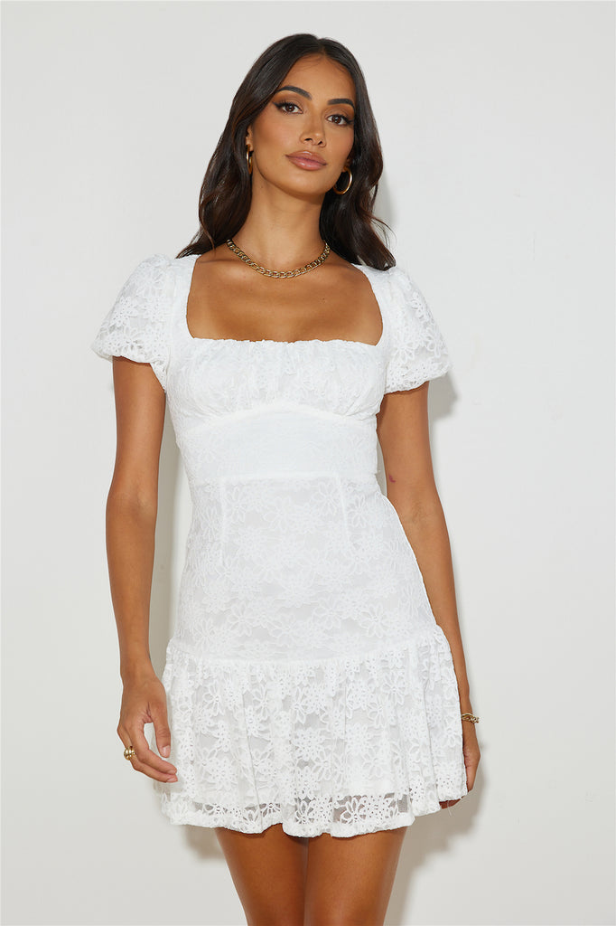 White Mini Dresses, Short Dresses - Hello Molly US