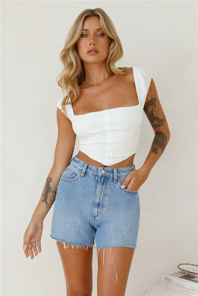LEE High Relaxed Shorts Risk Blue