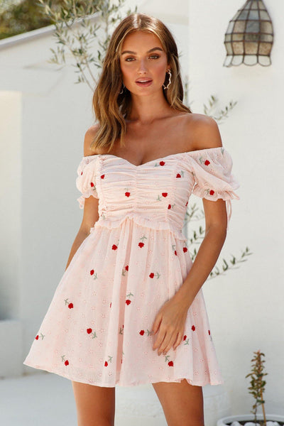 HELLO MOLLY French Market Dress Pink | Hello Molly USA