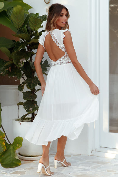 Art Of Love Maxi Dress White