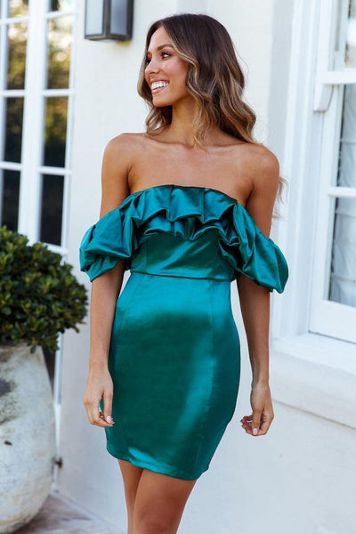 Video On Repeat Dress Teal | Hello Molly USA