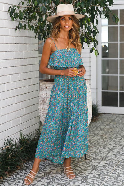 Be About You Midi Dress Turquoise | Hello Molly USA