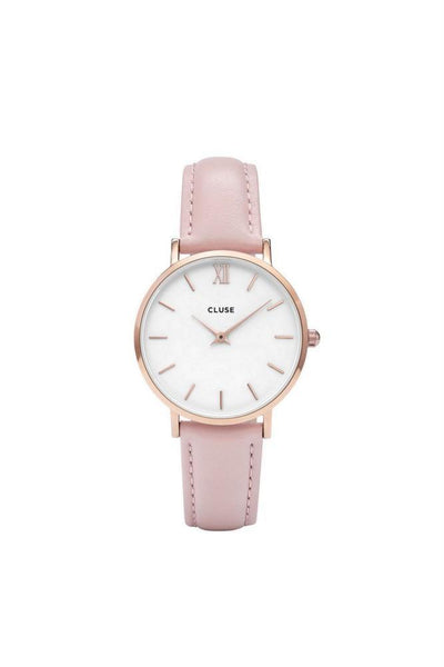 CLUSE Minuit Watch Rose Gold White/Pink | Hello Molly USA