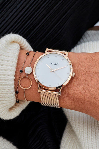 CLUSE Pavane Watch Rose Gold Stones | Hello Molly USA