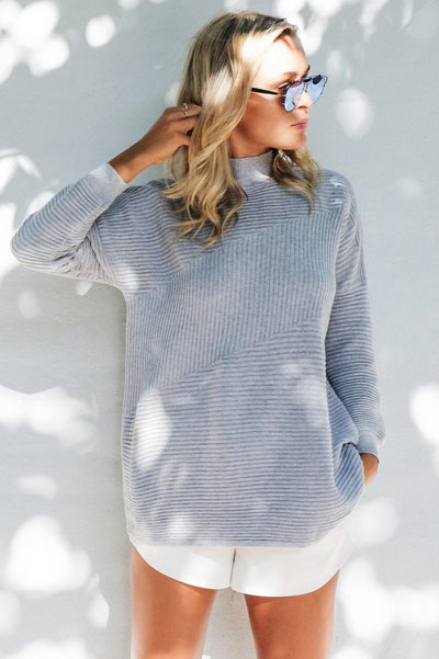 Dakota Sweater Grey | Hello Molly USA