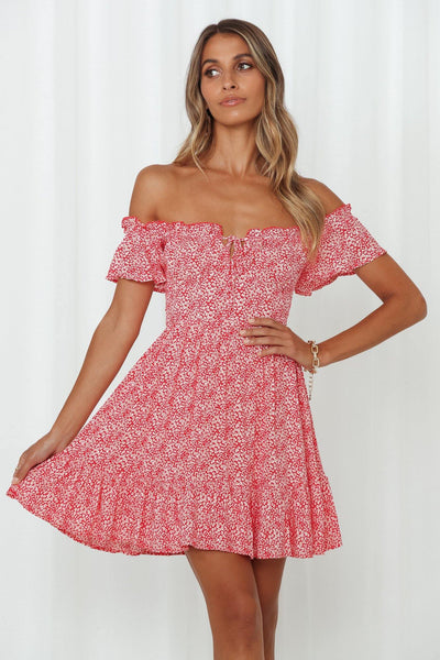 Be Mine Again Dress Red | Hello Molly USA