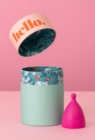HELLO CUP Menstrual Cup Large Fuchsia | Hello Molly USA