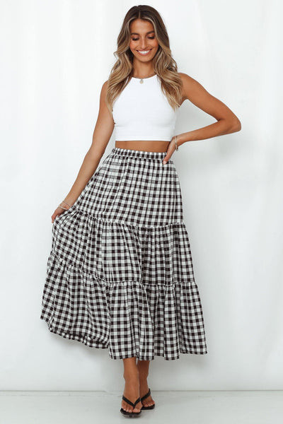Looking For Fun Maxi Skirt Black | Hello Molly USA