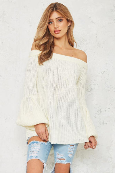 Exes and Ohs Knit White | Hello Molly USA