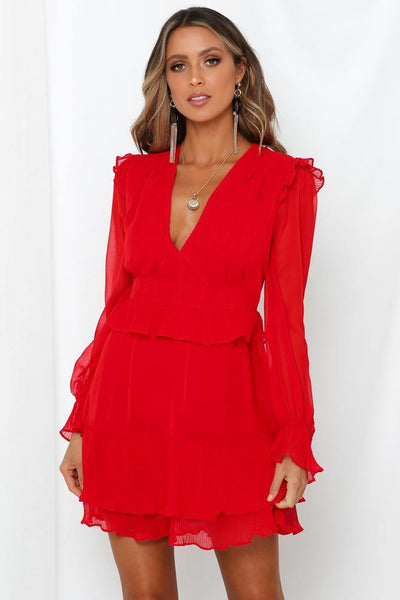 Come Home To Me Dress Red | Hello Molly USA