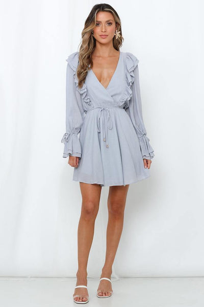 Down In The Bronx Dress Grey | Hello Molly USA