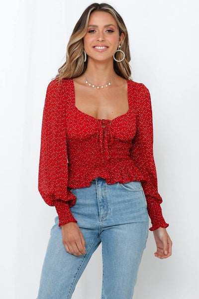 Spangled Banners Crop Red | Hello Molly USA