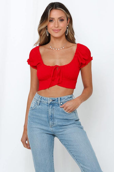 Wishes In The Dark Crop Red | Hello Molly USA