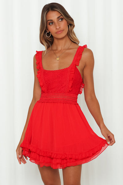Early Riser Dress Red