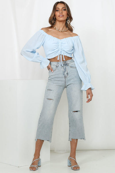 Queenly Vibes Jeans Blue | Hello Molly USA
