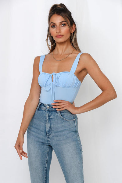 Love Does Last Forever Bodysuit Blue | Hello Molly USA