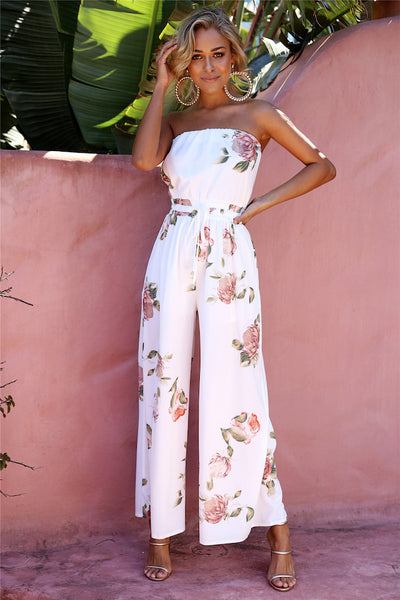 Middle Of The Hill Jumpsuit White