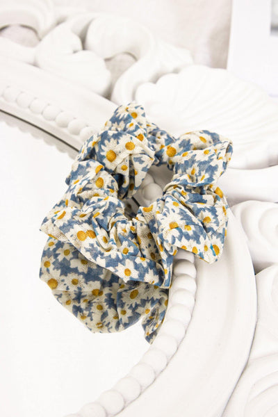 Breaking The Fall Scrunchie Blue | Hello Molly USA