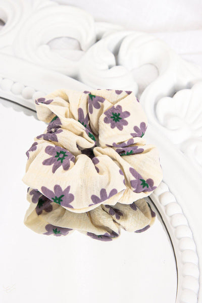 Symbol Of Harvest Time Scrunchie Ivory | Hello Molly USA