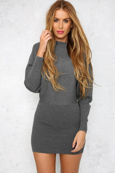 Cover Story Dress Charcoal | Hello Molly USA