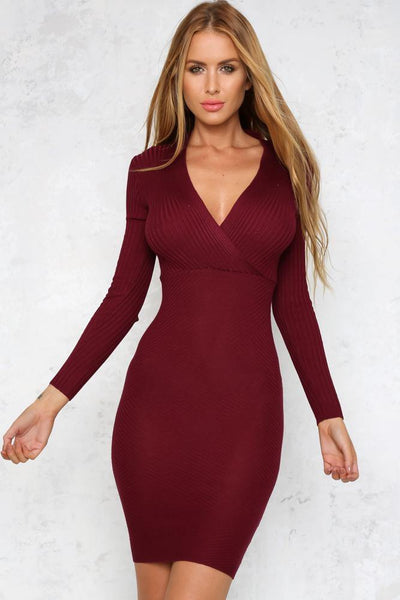 Lost In A Riddle Dress Wine | Hello Molly USA