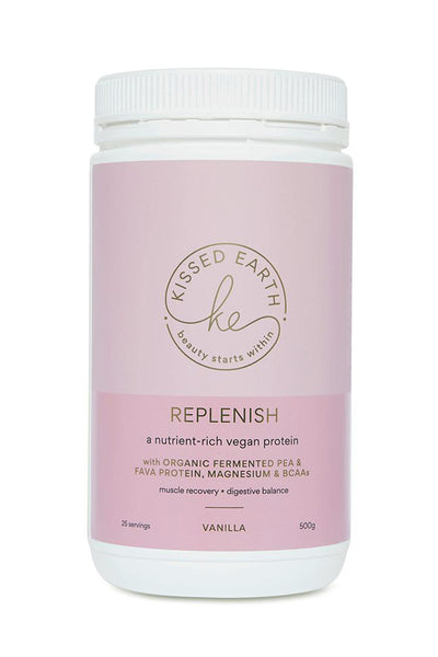 KISSED EARTH Replenish Protein Powder Vanilla 500g