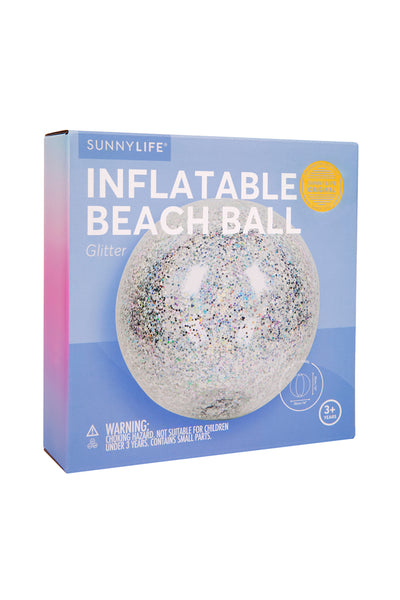 SUNNYLIFE Inflatable Beach Ball Glitter