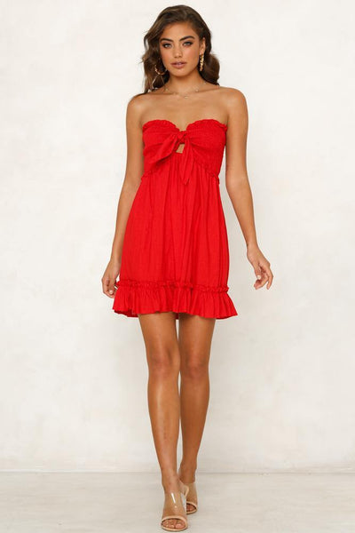 Belardo Dress Red | Hello Molly USA
